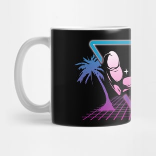 Retrowave arm wrestling Mug